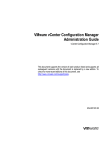 VMware VCENTER CONFIGURATION MANAGER 5.3 - SOFTWARE CONTENT REPOSITORY TOOL GUIDE Installation guide