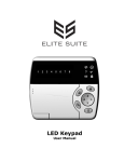 Cyber Suite LED Keypad User manual