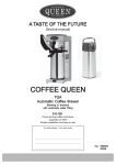Coffee Queen CATER Service manual