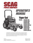 Scag Power Equipment STC Operator`s manual