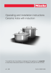 Operating and installation instructions Ceramic hobs with