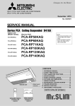 Mitsubishi PCA-RP125KAQ Service manual