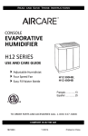 EVAPORATIVE HUMIDIFIER