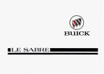Buick LESABRE 1996 Owner`s manual