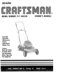 Craftsman 917.380330 Owner`s manual
