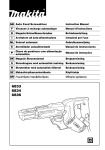 Makita 6834 Instruction manual