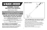 Black & Decker GH610 Instruction manual