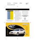 Mazda 2001 Millenia Owner`s manual