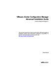 VMware VCM 5.3 - CONFIGURATION MANAGER SECURITY ENVIRONMENT REQUIREMENTS Installation guide