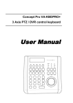 Concept Pro VXM4-4 User manual