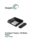 Seagate STCEA201-RK - FreeAgent Theater+ - Digital Multimedia Receiver User guide