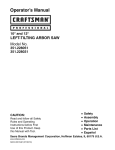 Craftsman 351.228031 Operator`s manual