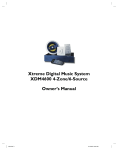 M&S Systems XDM4600 Owner`s manual
