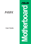 Asus P4SDX User guide