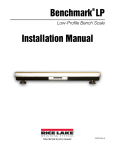 Rice Lake Benchmark LP Installation manual