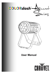Chauvet Colordash User manual