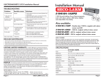 SECO-LARM enforcer 300L Installation manual