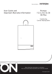 Baxi Potterton Promax 24/2 HE Plus User guide