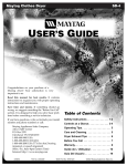 Maytag SDG405DAWW User`s guide