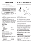 Raymarine 560 Owner`s manual