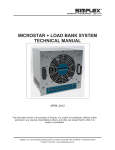 microstar + load bank system technical manual