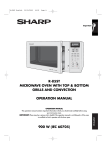 Sharp R-85ST-A Operating instructions