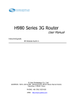 E-Lins H980 Series User manual