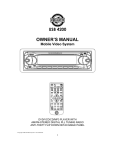US Blaster COMPACT DISC PLAYER Owner`s manual