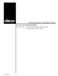 Dacor MDH24 Product specifications