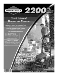 Briggs & Stratton 020228 Product specifications