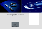 Mercedes-Benz 2008 CLK63 AMG Operator`s manual