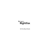 RightFax 8.5 Fax Board Guide