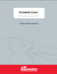 Baumatic BT2385SS Troubleshooting guide