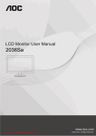 AOC 2036Sa User`s manual