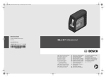 Bosch GLL2-10 Operating instructions