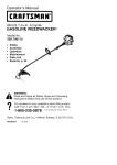 Craftsman 358.796110 Operator`s manual