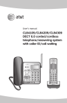 AT&T CL84109 User`s manual