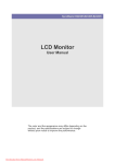 Samsung B2430L User manual