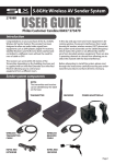 Vivanco AV TRANSMITTERRECEIVER SET WITH IR FEEDBACK CHANNEL User guide