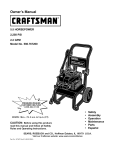 Craftsman 580.767200 Owner`s manual