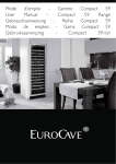 Eurocave Compact 59 User manual