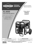 Briggs & Stratton 030252, 030297 Operating instructions