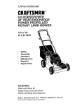 Craftsman 917.377830 Owner`s manual