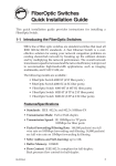 SIIG RS-232 to Multi-Mode Fiber Optic Installation guide