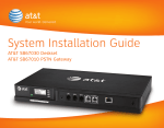 AT&T SB67010 Installation guide