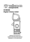 Velleman DCM266 Operating instructions