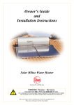 Rheem Solar Hiline Water Heater Specifications