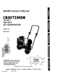 Craftsman 580.327750 Operating instructions