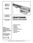 Craftsman 139.53669SRT Owner`s manual
