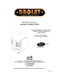 Drolet DB03505 Owner`s manual